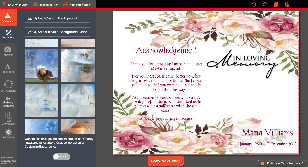 new funeral program software new funeral program software