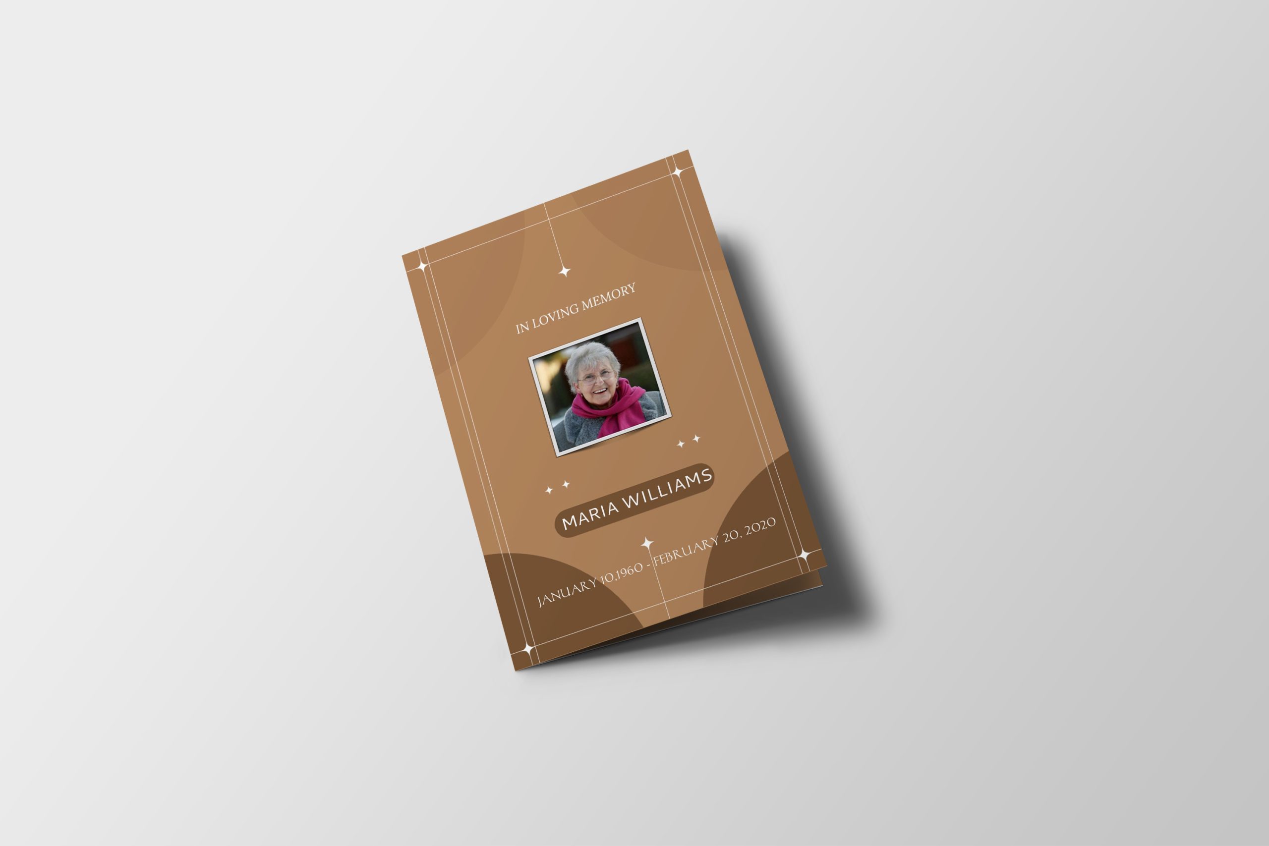 Examples of funeral programs