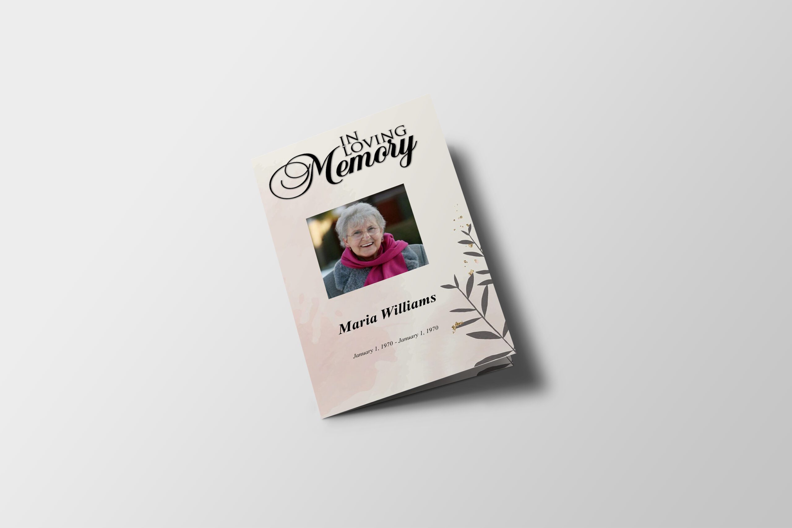Create-A-Memorial-Service-Program