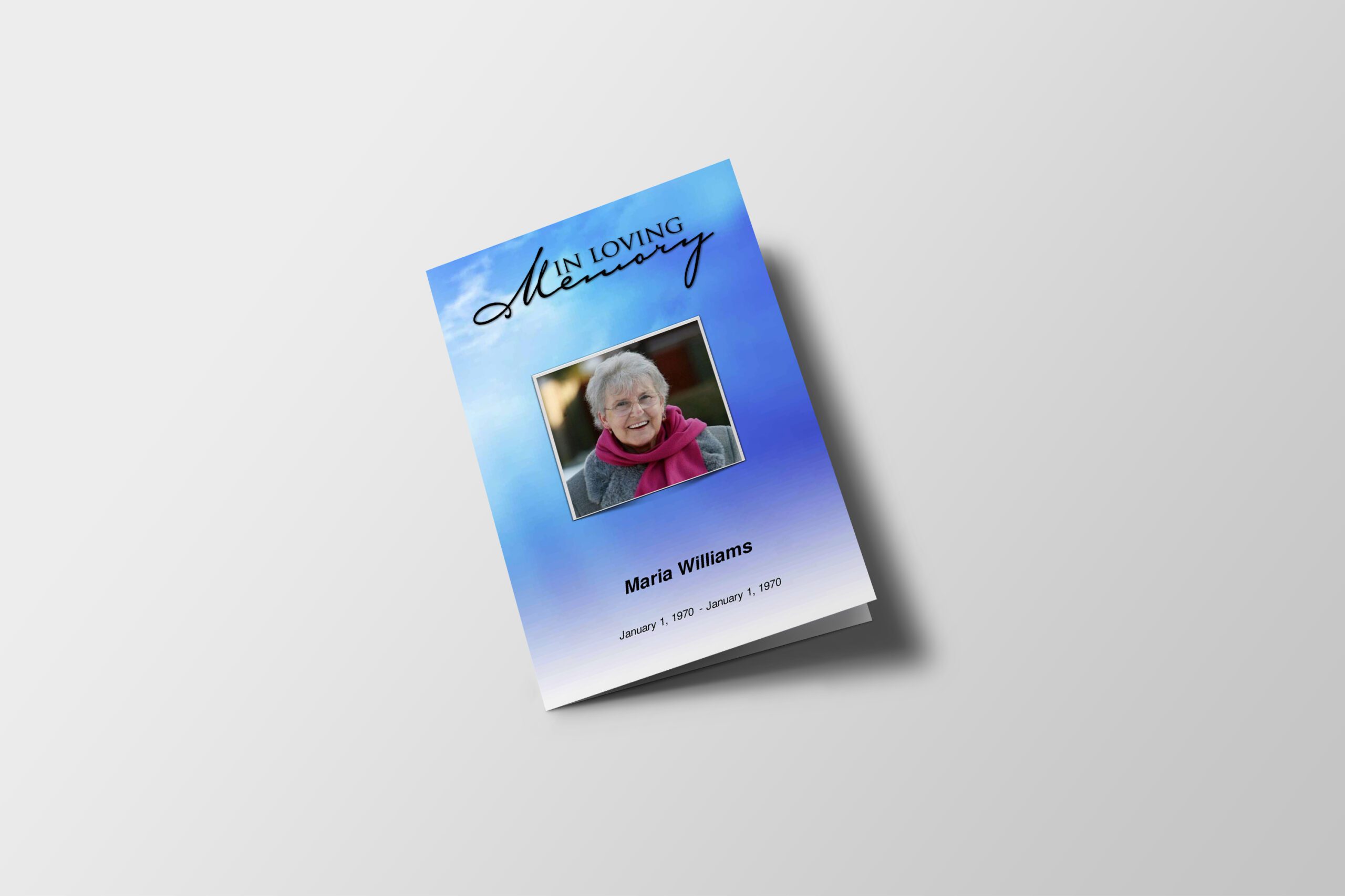 Prayer For Funeral Card