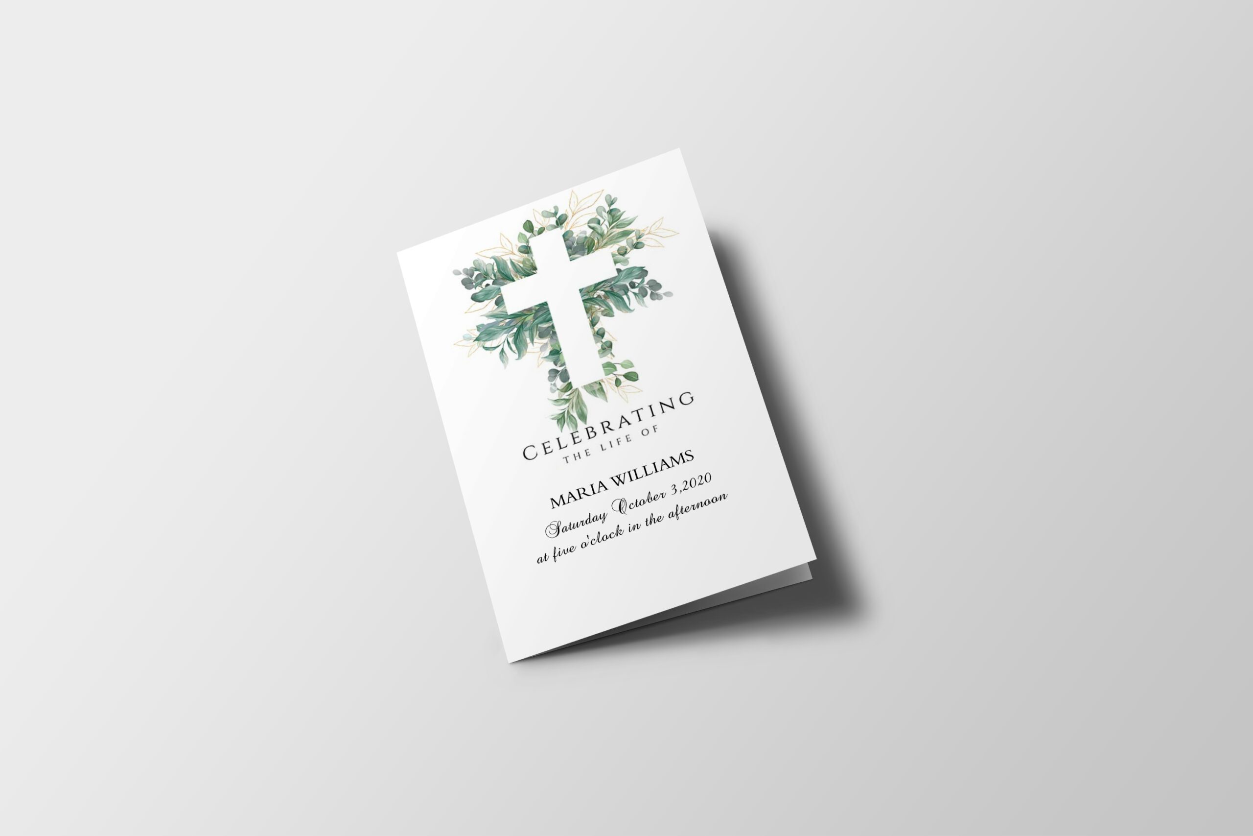Self Printable Obituary Templates