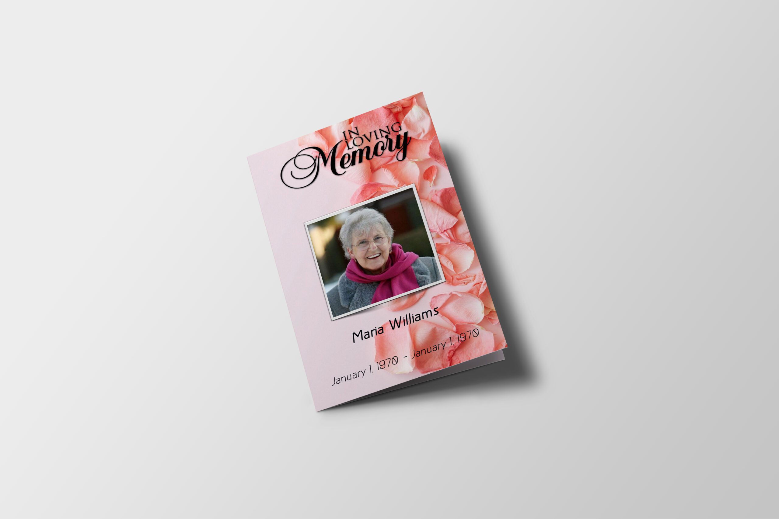 Memorial Cards For Celebration Of Life