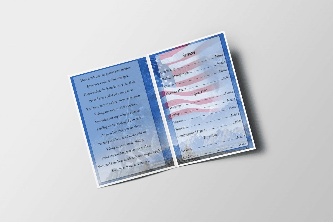 U.S Soldier Funeral Template - Image 2