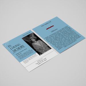 Funeral Flyer Template