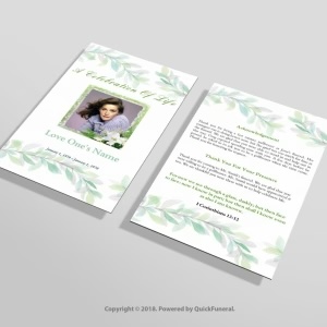 Funeral Invitation Template