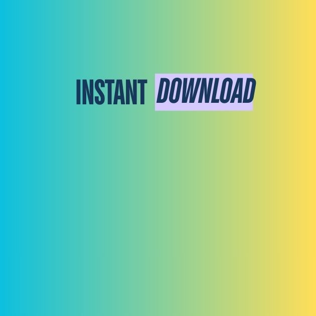 Instant Download Funeral Program Template